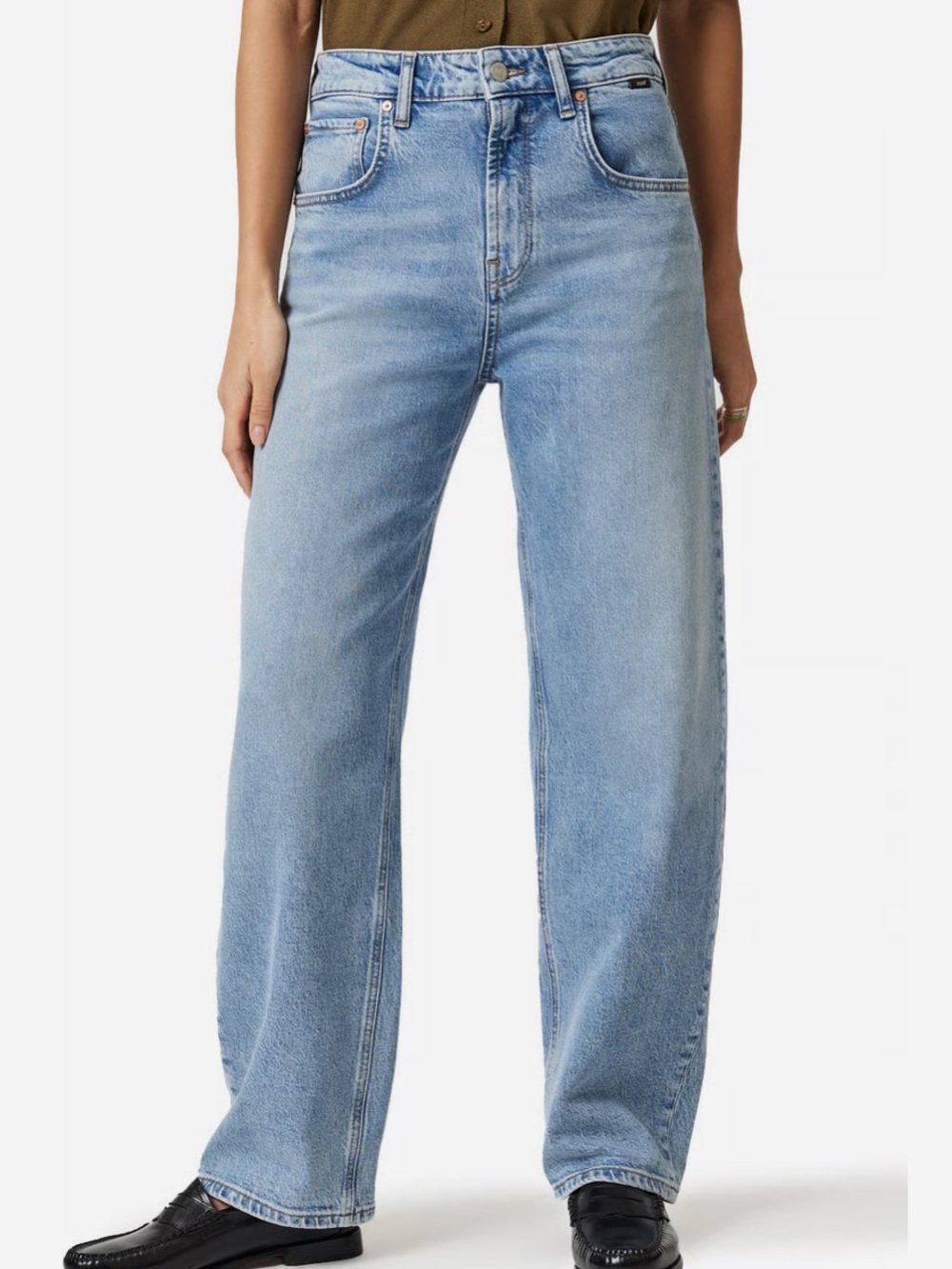 Mavi Nica Light Blue Barrel Jeans
